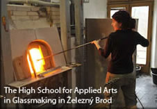 High School for Applied Arts in Glassmaking in Železný Brod