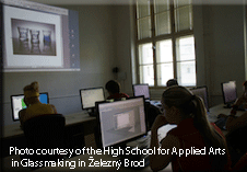 High School for Applied Arts in Glassmaking in Železný Brod