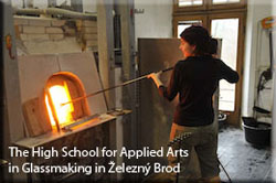 High School for Applied Arts in Glassmaking in Železný Brod