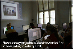 High School for Applied Arts in Glassmaking in Železný Brod